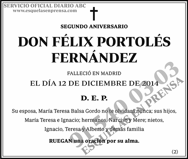 Félix Portolés Fernández